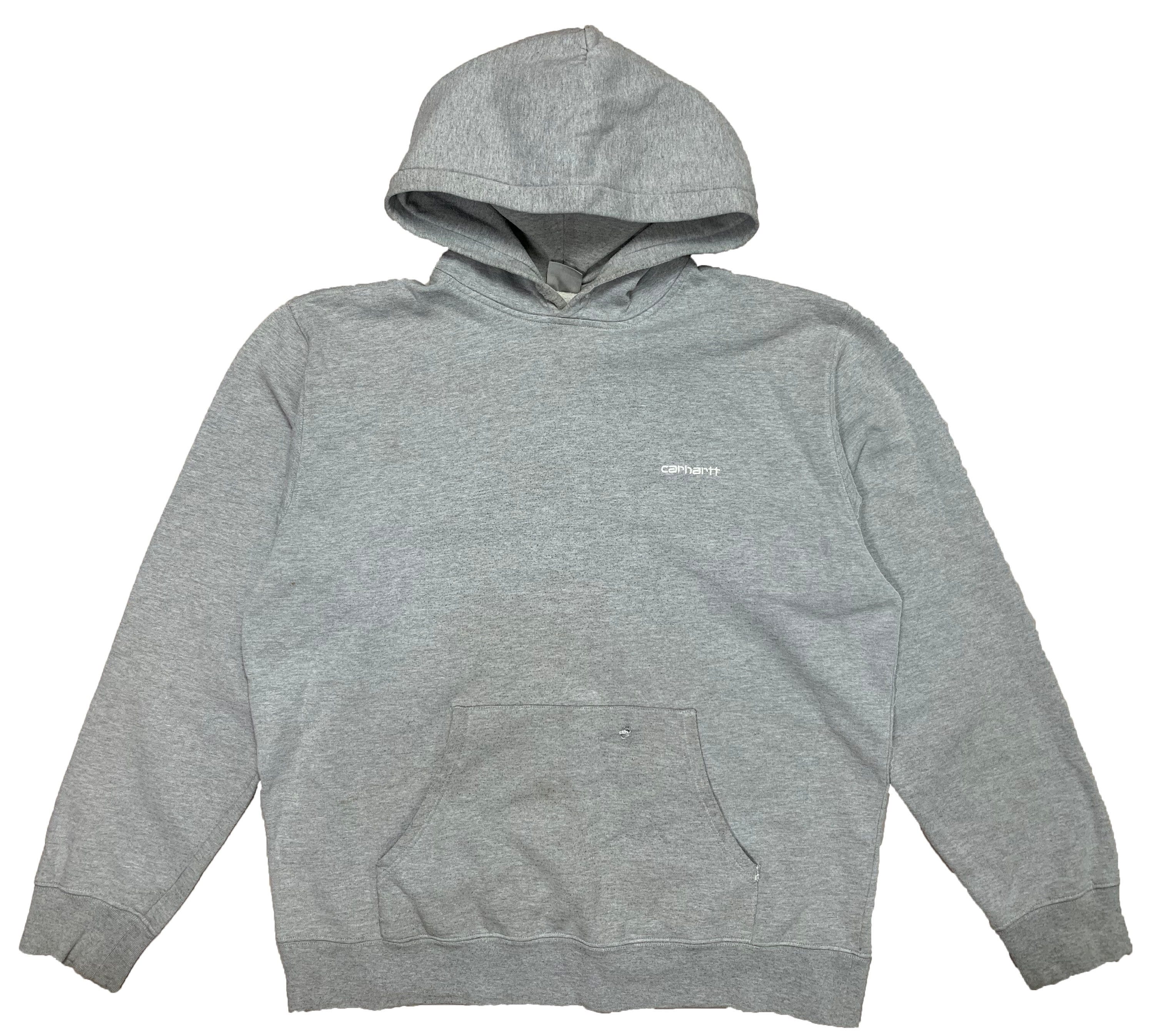 Dark grey carhartt hoodie Clearance