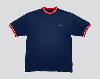 Vintage 90s Gant T-Shirt Size L Navy Blue Gant USA Tee