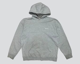 Vintage Carhartt Grey Oversized Hoodie Men’s Size XL