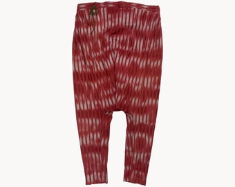 Vintage 90s Archival ISSEY MIYAKE Mainline Tribal Ikat Sarouel Drop Crotch Pants