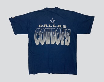 Vintage 1994 Dallas Cowboys T Shirt Size XL Blue VTG NFL Spot Tee