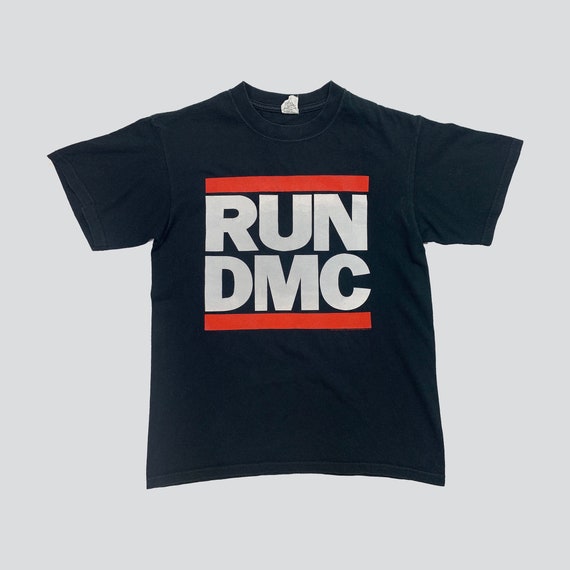 Vintage RUN DMC T Shirt Hip Hop Band Tee Rap Musi… - image 1