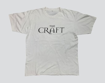Vintage 1996 The Craft T-Shirt Size L White 90s Movie Tee