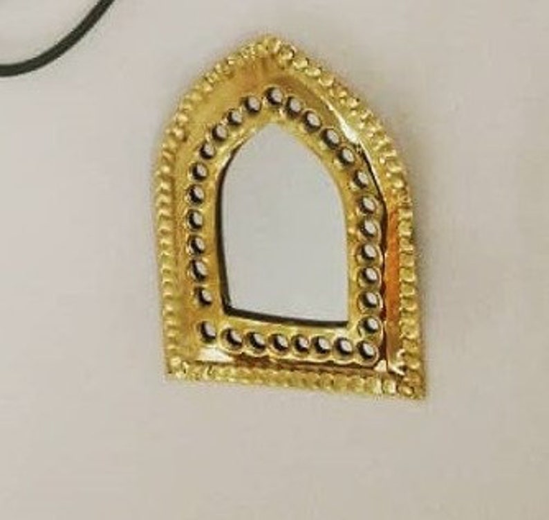 Set of 3 Golden Wall Mirror Small Mirrors for Wall Decor Etsy