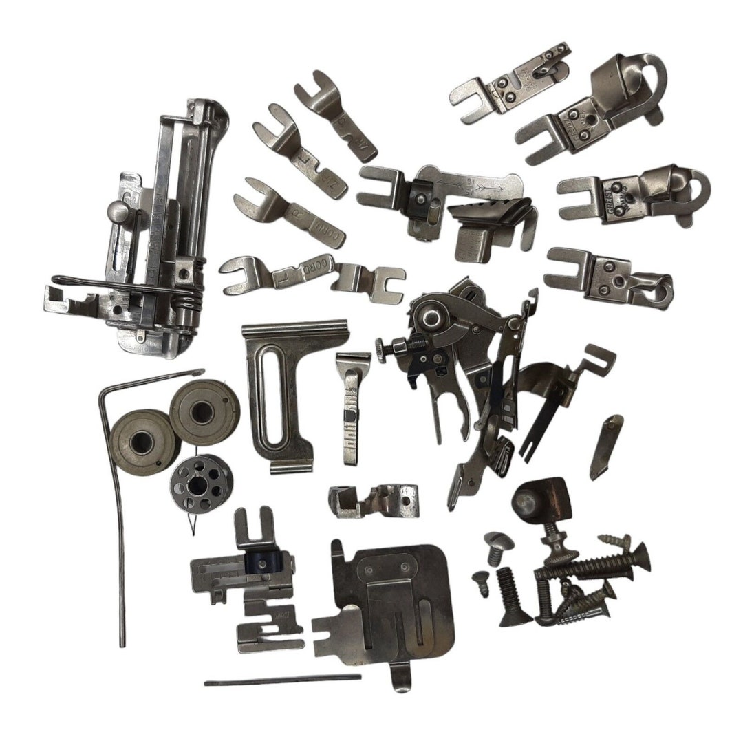 Greist Sewing Machine Attachment Lot 25 Vintage Hemmer Corder Etsy