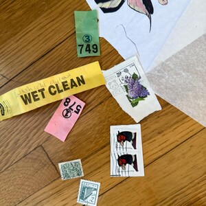 Zak met collage- en logboekpapier 4
