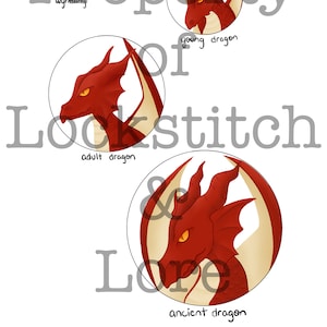 Red Dragon Monster Tokens Pack