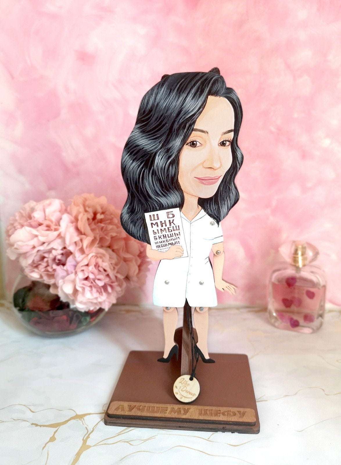 Personalized figurines in wood holiday gift make from your Etsy