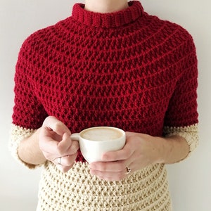 Crochet Sweater PDF Pattern SubLime Sweater Cozy Fall Sweater Instant Download Crochet Pattern