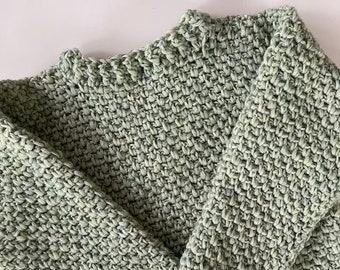 Crochet Kids Sweater PDF Pattern - Sage Dust Sweater