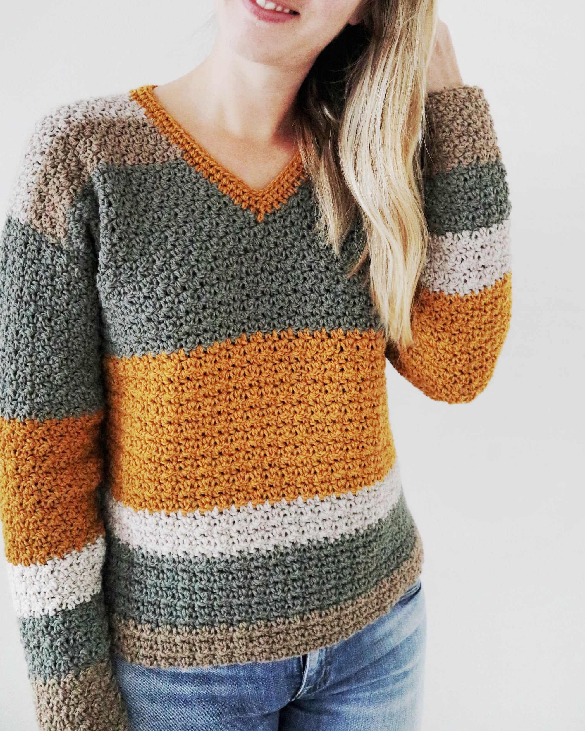 ★LMOOD★ Crochet silk cotton henley neck half knit stripe B71559photo03_grande.jpg?v=