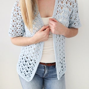 Crochet Summer Lace Cardigan PDF Pattern / Digital Download image 4