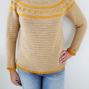 Crochet Sweater PDF Pattern / Sunrise Sweater / Cozy Crochet Sweater ...