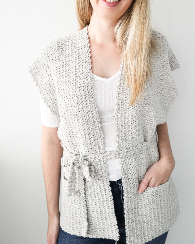 Crochet Pocket Shawl PDF Pattern Morning Mist Shrug. Cozy - Etsy