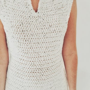 Crochet Dress PDF Pattern / Cozy Summer Wedding Spring Modern Elegant Classy Women / Digital Download Crochet Pattern / Summer Bee Dress image 4