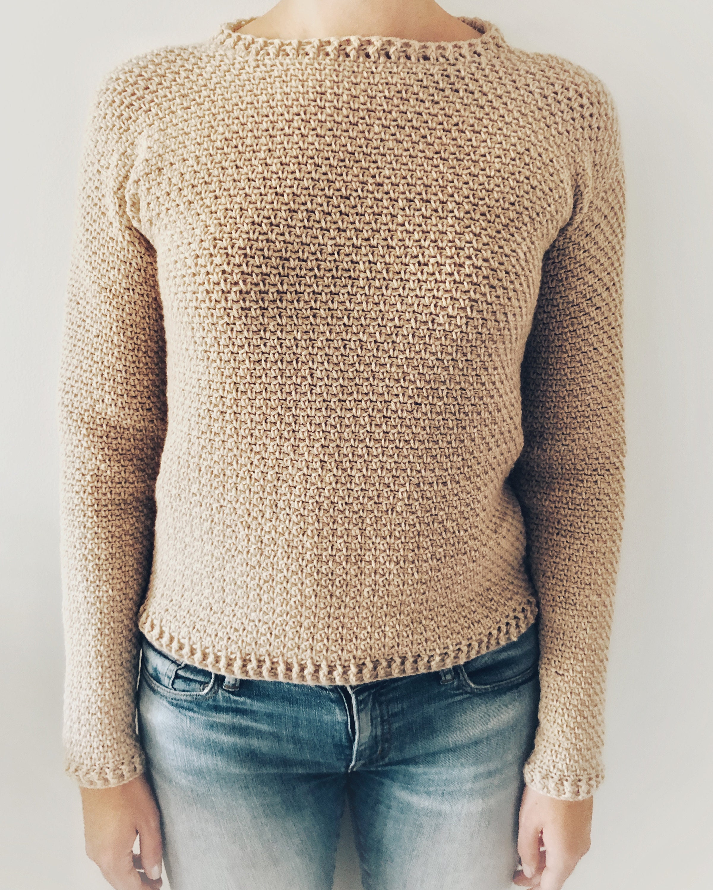 Crochet Sweater Pattern PDF Evening Dust Sweater. Cozy | Etsy