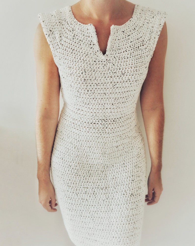 Crochet Dress PDF Pattern / Cozy Summer Wedding Spring Modern Elegant Classy Women / Digital Download Crochet Pattern / Summer Bee Dress image 3