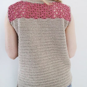 Crochet Pattern PDF Tee / Summer Lace Crochet Top / Summer Haze Tee - Etsy