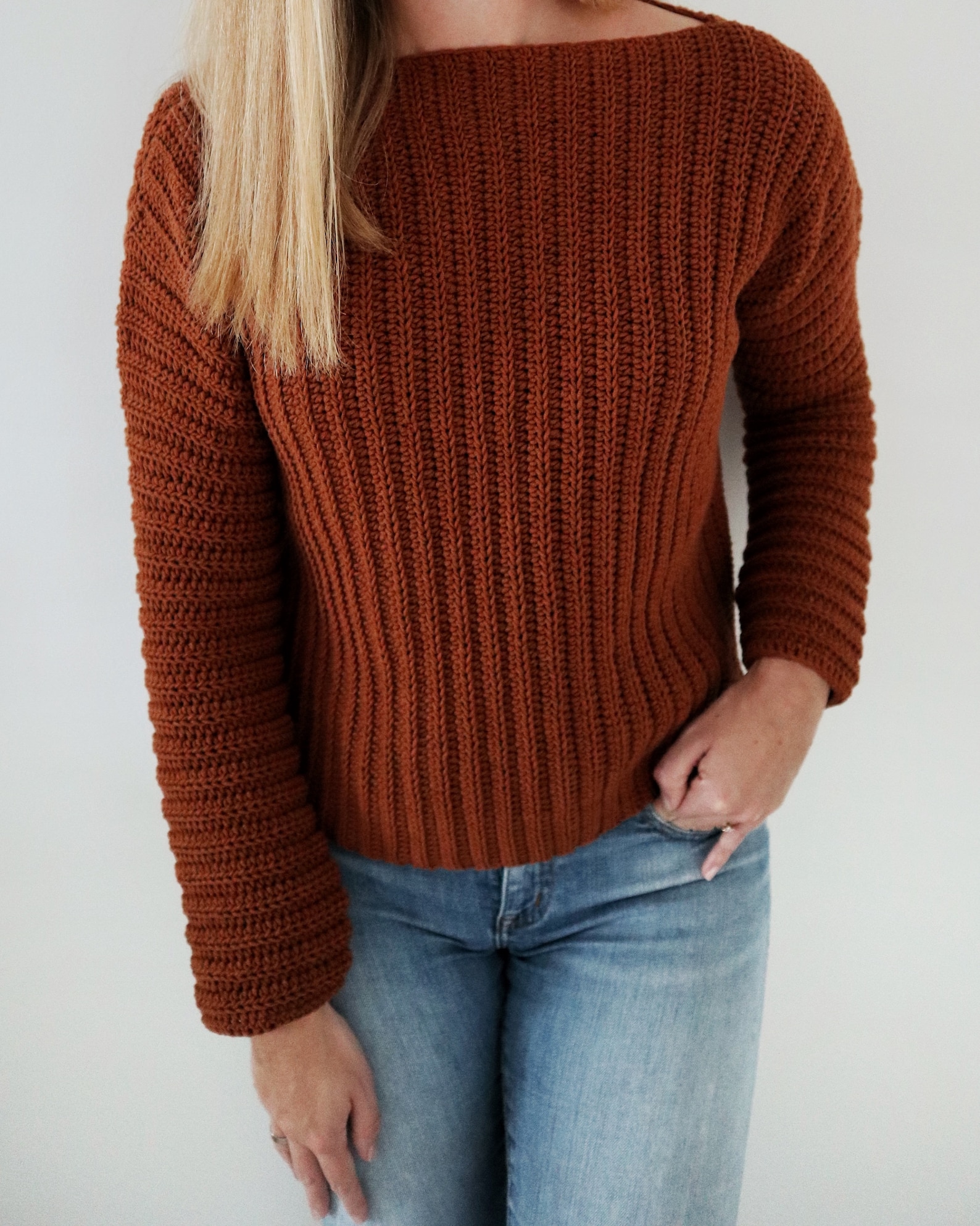 Crochet Sweater PDF Pattern / Brunch Time Sweater / Cozy | Etsy