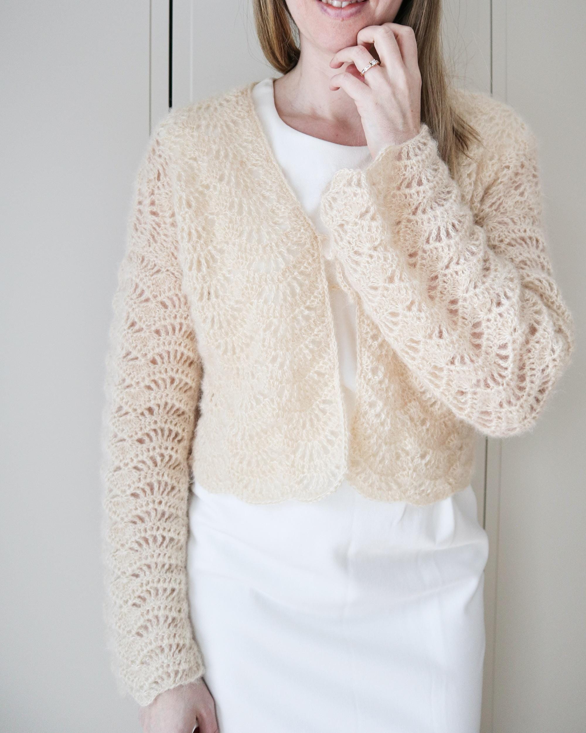 【COSYHARU】Mohair wool cropped jacket COSYHARU】Mohair wool cropped jacket (+half ver) (COSYHARU