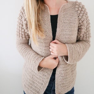 Crochet Cardigan PDF Pattern / Morning Waves Cardigan/ Digital Download ...