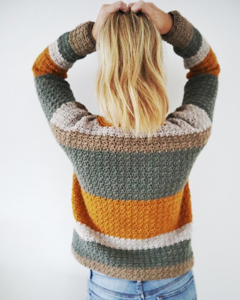 Crochet Sweater PDF Pattern  SubLime Sweater  Cozy Fall Sweater  Instant Download Crochet Pattern