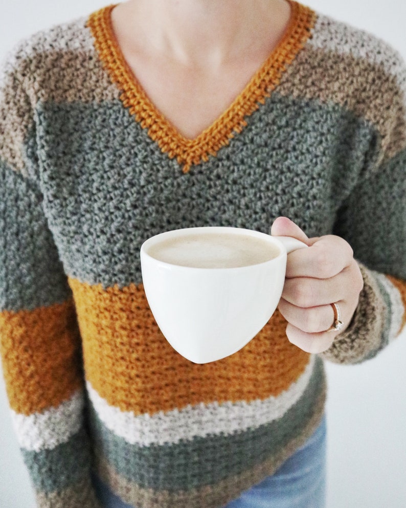Crochet Sweater PDF Pattern  SubLime Sweater  Cozy Fall Sweater  Instant Download Crochet Pattern