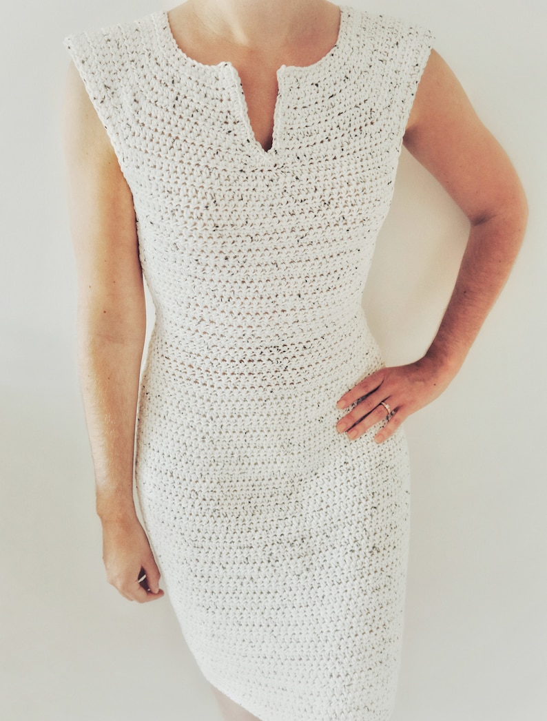 Crochet Dress PDF Pattern / Cozy Summer Wedding Spring Modern Elegant Classy Women / Digital Download Crochet Pattern / Summer Bee Dress image 2