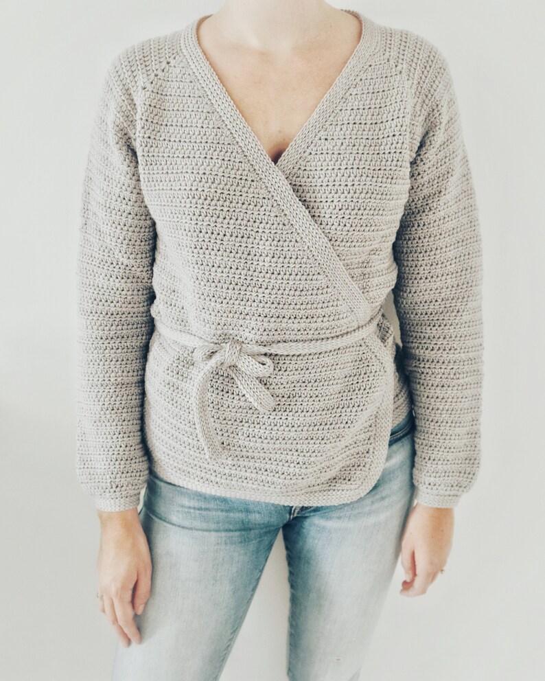 Crochet Pattern PDF Cardigan / Cosy Balloon Sleeve Wrap Etsy