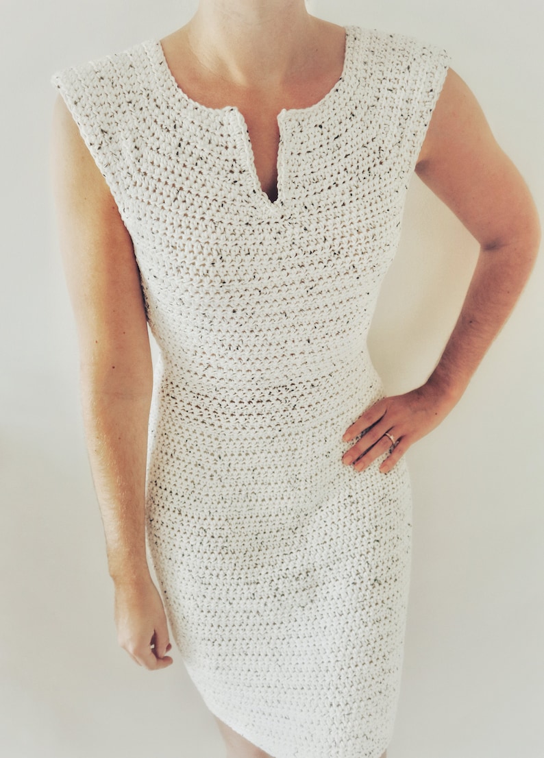 Crochet Dress PDF Pattern / Cozy Summer Wedding Spring Modern Elegant Classy Women / Digital Download Crochet Pattern / Summer Bee Dress image 10