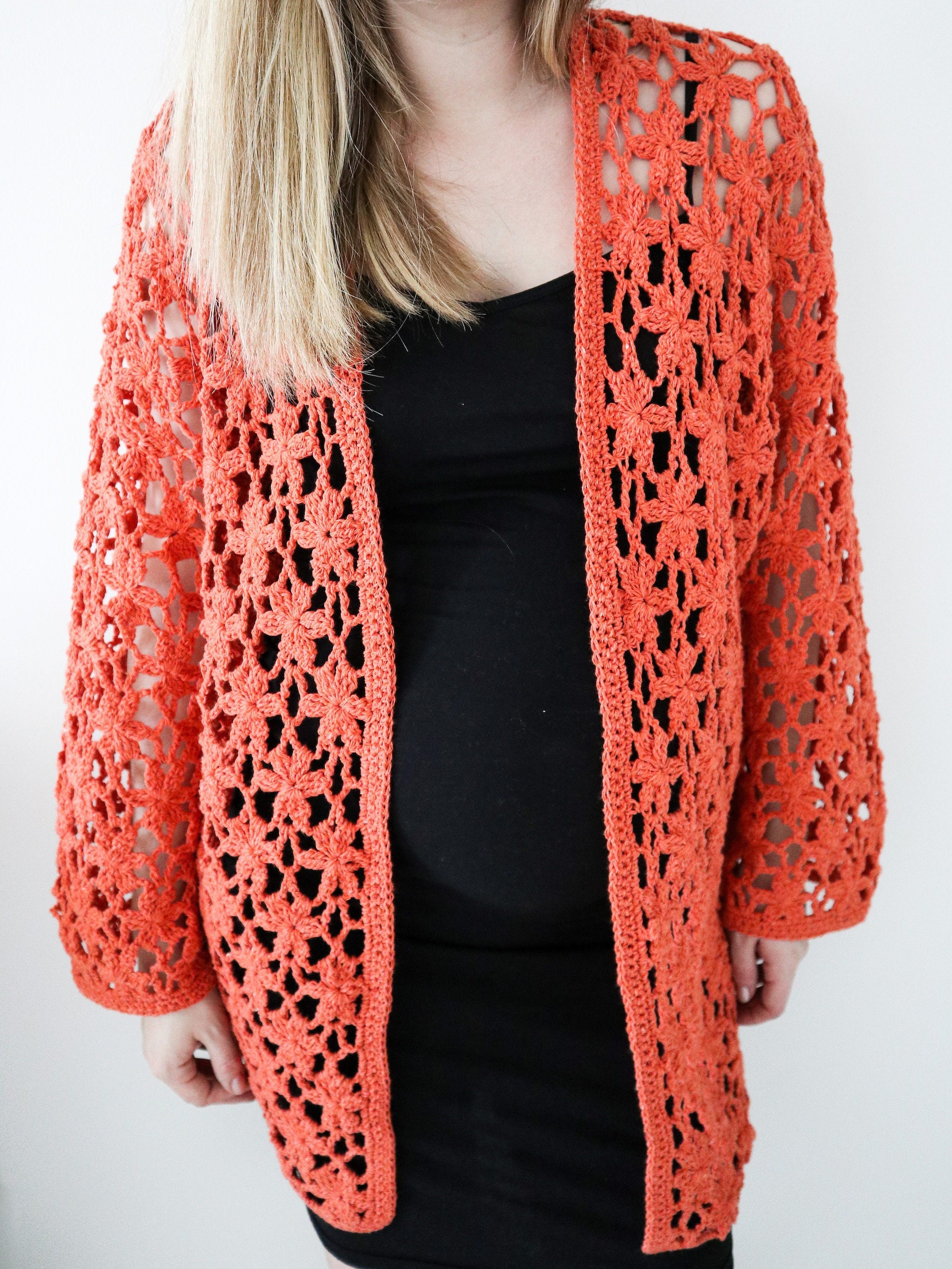 Summer lace cardigan hot sale