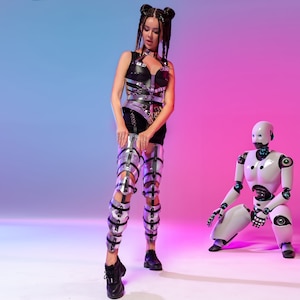 Cyberpunk Clothing Women, Cyberpunk Bodysuit Women, Cyberpunk