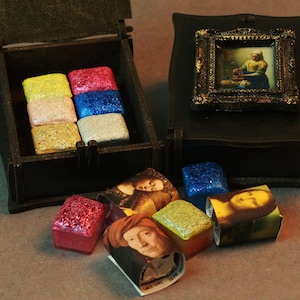 Gift Watercolor Set &quot;Dream Shades&quot; - Concept of Paintings by Famous Painters - Handmade Watercolor Art Paint for Artists