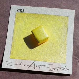 Half Pan Watercolor Paints - Handmade Watercolor - Art Supplies - Color Code: ZS332