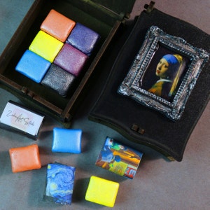 Watercolor Set &quot;Colorful Dreams&quot; - Concept of Paintings by Famous Painters - Handmade Watercolor Art Paint