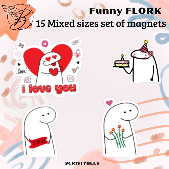 Flork in love meme | Art Board Print