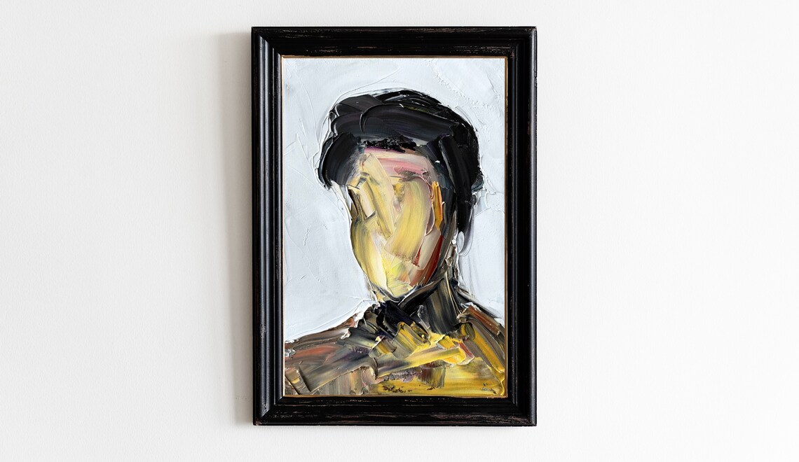 faceless paintings