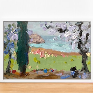 Italy Painting Tuscany Art Original Oil Painting On Canvas Impressionist Landscape Painting Italian Original Art Italy Tuscany Landscape Art