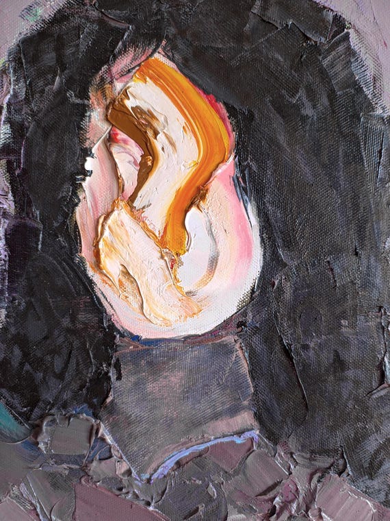 ユニークな抽象画