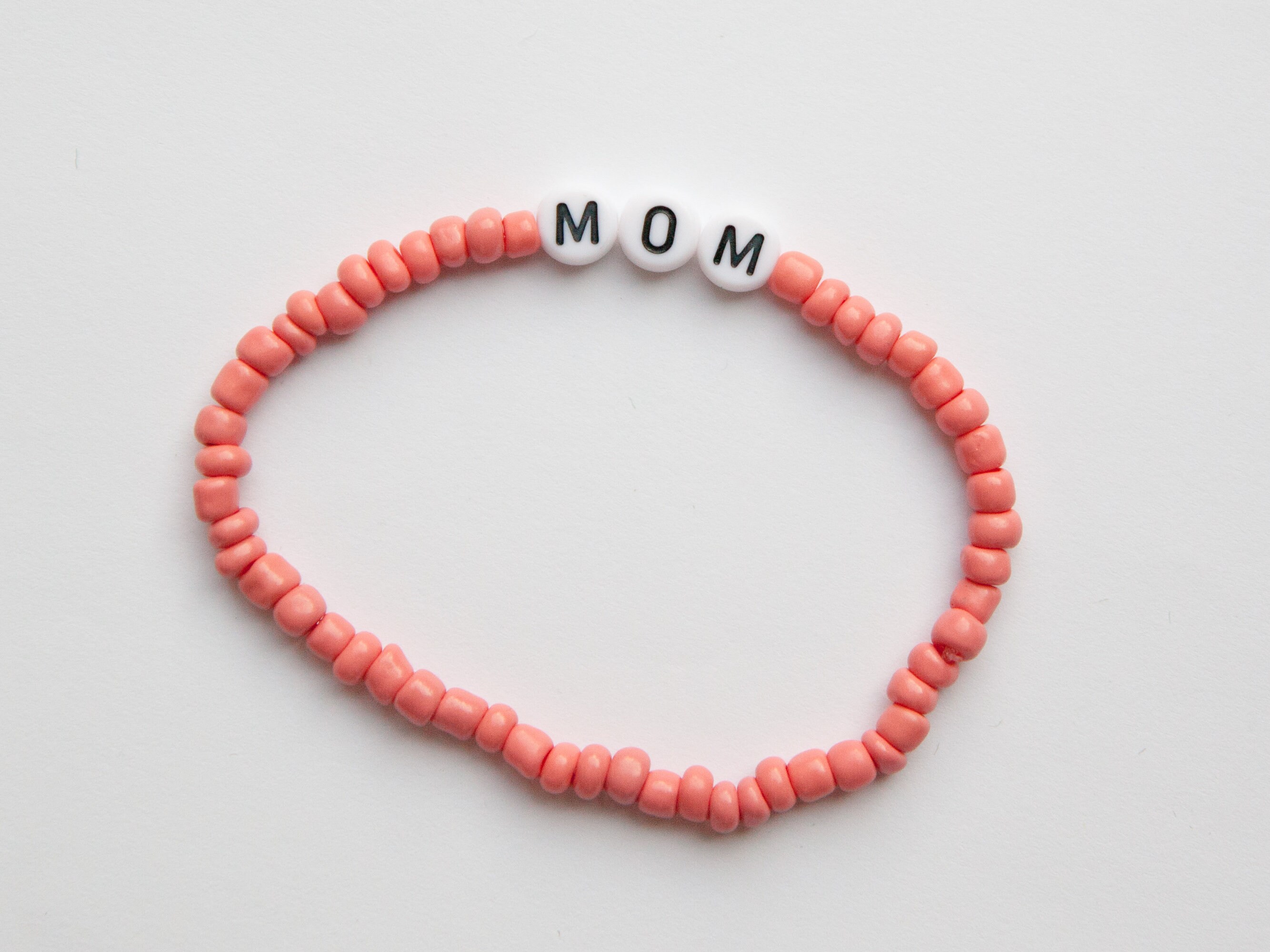 Personalized Custom Beaded Name Bracelets Bead Name Bracelet Etsy