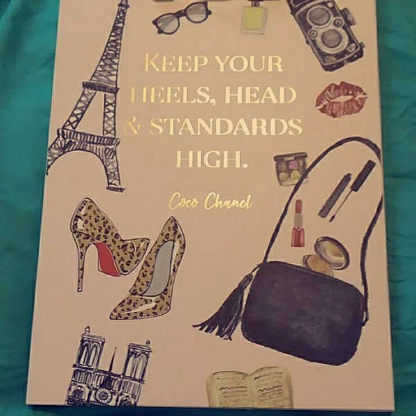 Keep Your Heels, Head, & Standards High. -Coco Chanel Clipboard Folio W/ Legal Pad