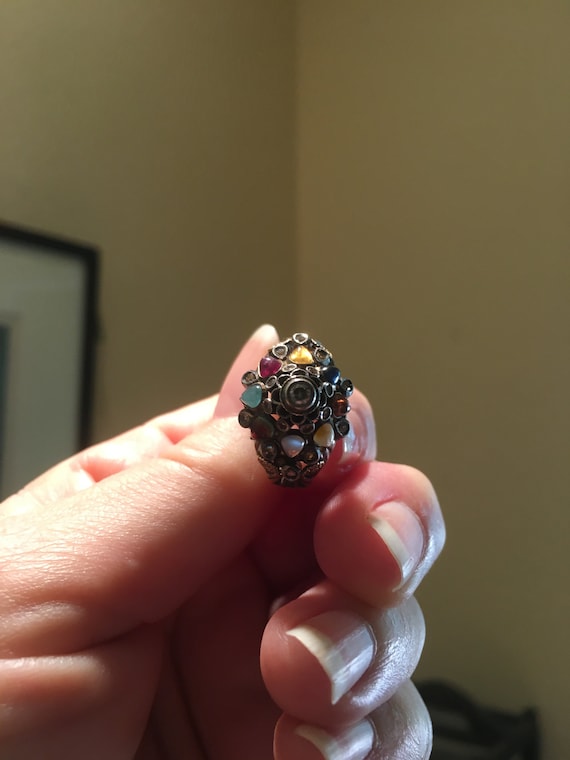Thai Diamond and Gemstone Ring