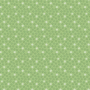 May include: A green background with a repeating pattern of small white squares with a cross inside each square.