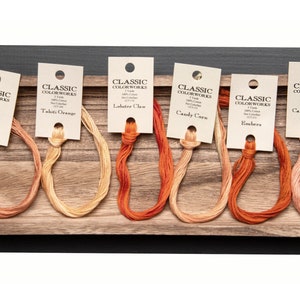 Classic Colorworks Orange Cross Stitch Floss