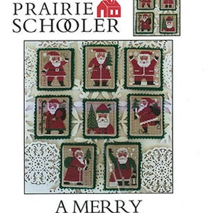 The Prairie Schooler Cross Stitch Patterns: Christmas Alphabet, Barnyard Christmas or Happy Christmas