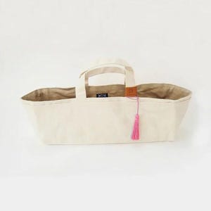 Cohana Waxed Canvas Work Bag Choose From Natural or DarkGray