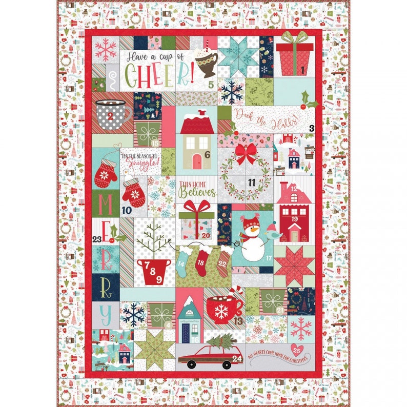 Kimberbell Cup of Cheer Advent Quilt Full Kit. Etsy