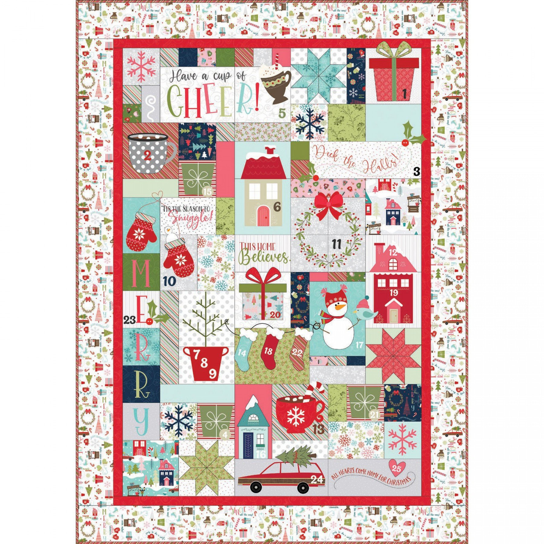 Kimberbell Cup of Cheer Full Kit Advent Quilt by Maywood - Etsy
