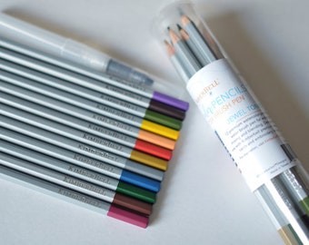 Watercolor Pencil Set Jewel Tones