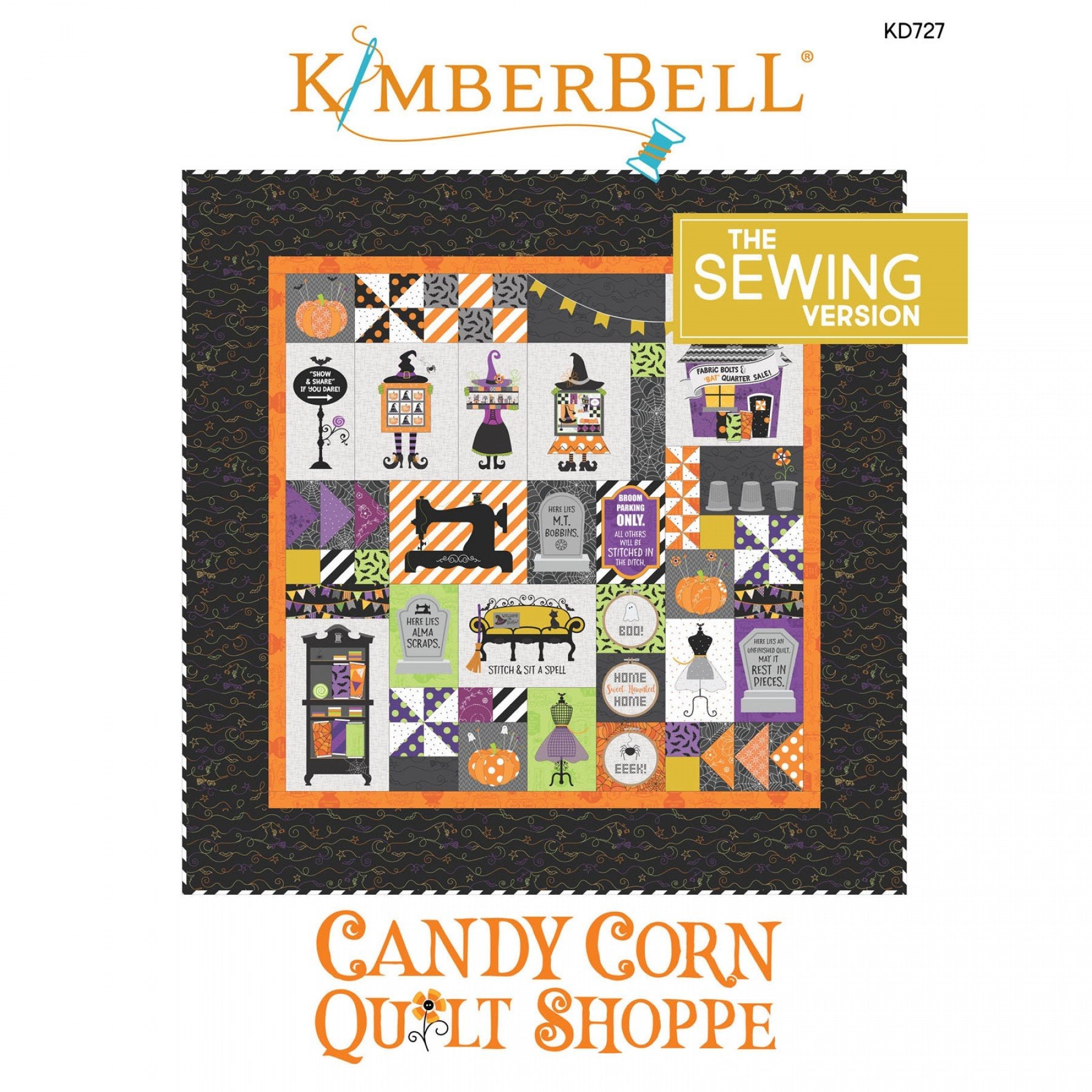 Candy Corn Sewing Version Quilt Pattern Book by Kimberbell Etsy